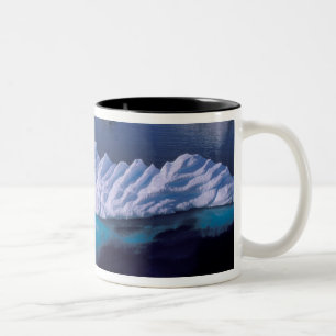 Antarctica, Paradise Bay. Iceberg in crystal Two-Tone Coffee Mug