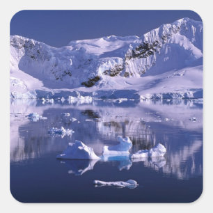 Antarctica, Paradise Bay Square Sticker