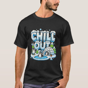Antarctica Penguin Chill Ou Cute Winter Penguin Ig T-Shirt