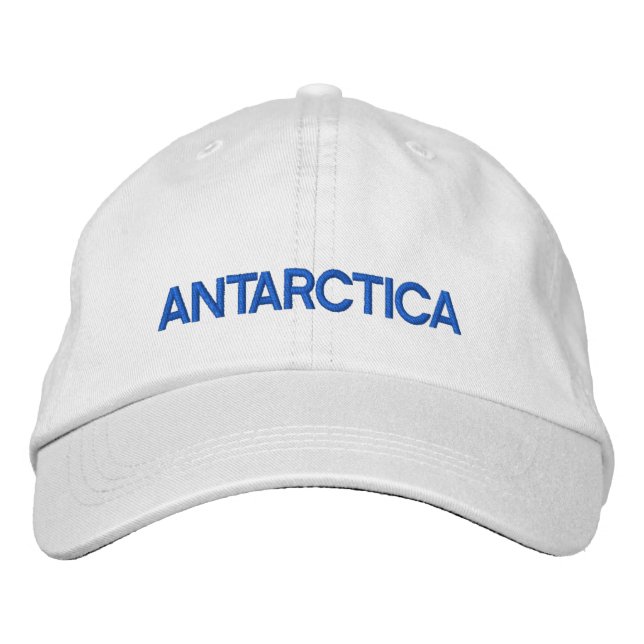 Antarctica Personalised Adjustable Hat (Front)