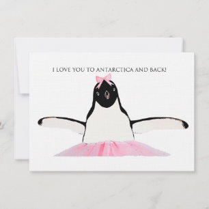 Antarctica Personalised Stationery Thank You Card