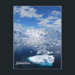 Antarctica Postcard<br><div class="desc">Photograph of icebergs in Antarctica</div>
