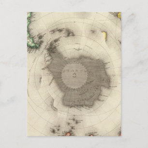 Antarctica, Southern Hemisphere Postcard