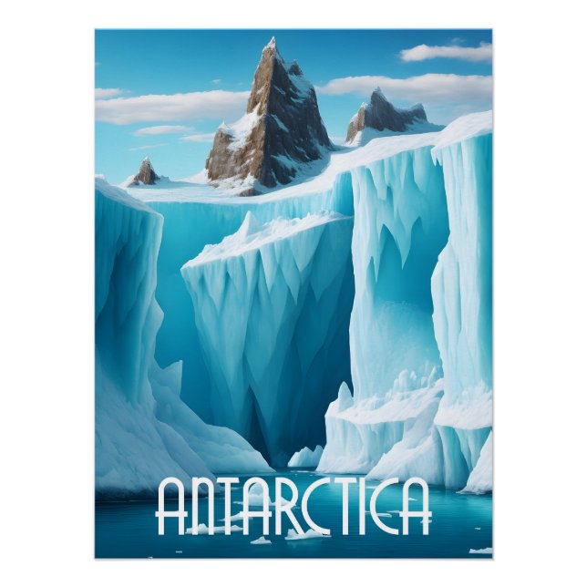 Antarctica Travel Print (Front)