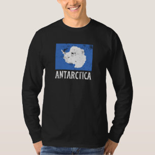 Antarctica vintage Flag T-Shirt