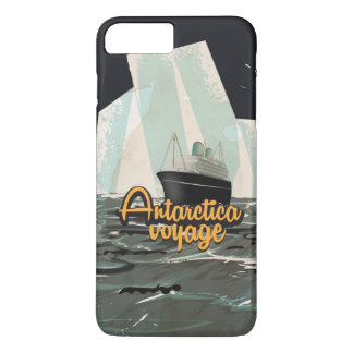 Antarctica Vintage Travel poster iPhone 8 Plus/7 Plus Case