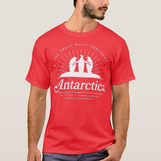 Antarctica With Penguins T-Shirt