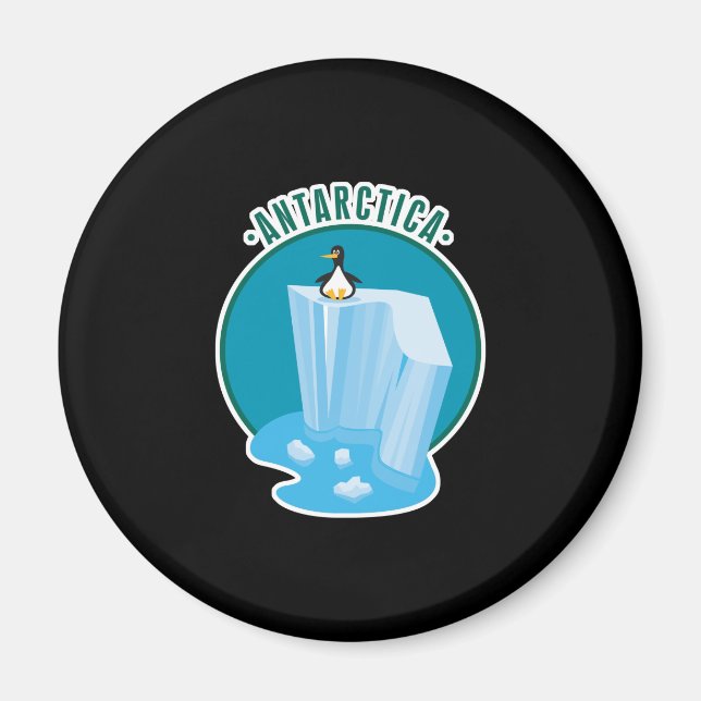antartica penguin design magnet (Front)