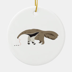 Anteater Ants Ceramic Ornament