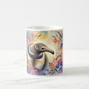Anteater Bird 140624AREF123 - Watercolor Coffee Mug