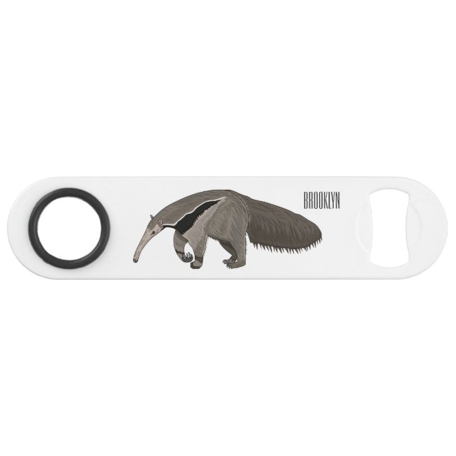 Anteater cartoon illustration  (Front (Horizontal))