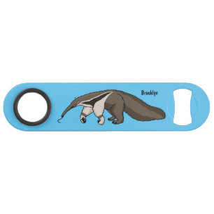 Anteater happy cartoon illustration