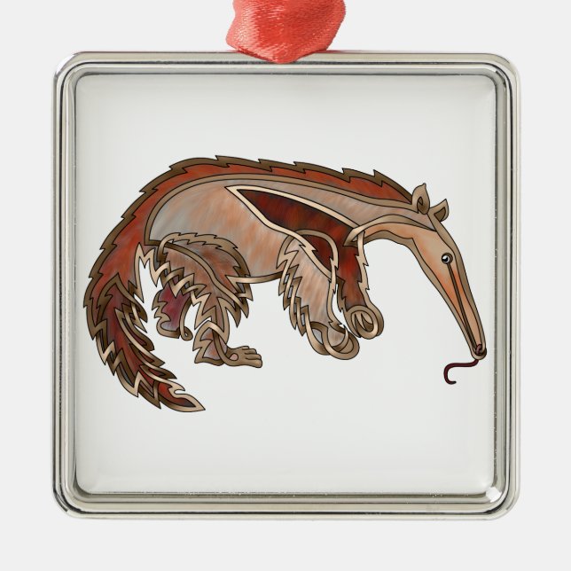 Anteater Metal Ornament (Front)