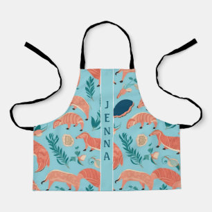 Anteater Pastel Colourful Custom Pattern Apron