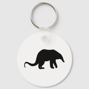 Anteater Silhouette Key Ring