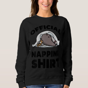 Anteater Sleeping Napping Pajama Anteater Sweatshirt