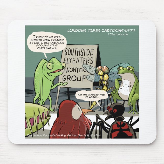 Anteaters Anonymous 12-Step Funny Mouse Pad (Front)