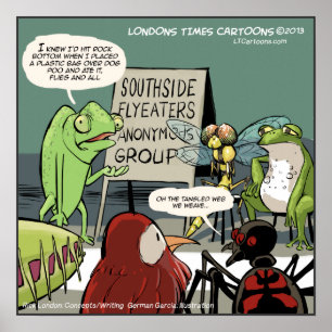 Anteater's Anonymous 12-Step Funny Poster