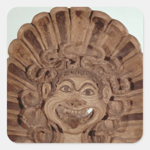 Antefix with the head of a gorgon square sticker