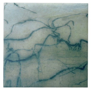 Antelope and bison, Perigordian (cave painting) Ceramic Tile