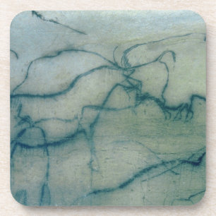 Antelope and bison, Perigordian (cave painting) Coaster