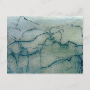 Antelope and bison, Perigordian (cave painting) Postcard