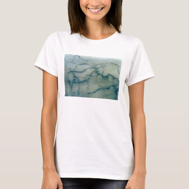 Antelope and bison, Perigordian (cave painting) T-Shirt (Front)