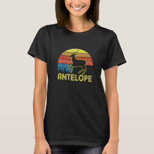 Antelope Antelope Vintage Retro Sunset Style T-Shirt