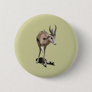 Antelope Baby 6 Cm Round Badge