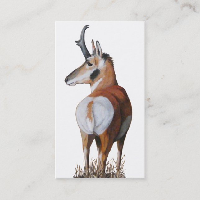 Antelope Book Mark Customisable Business Card (Front)