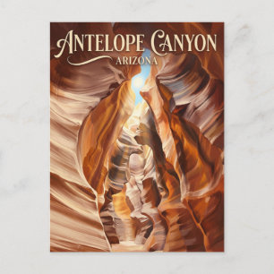 Antelope Canyon Arizona Postcard