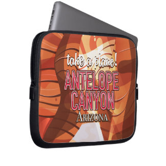 Antelope Canyon Arizona travel poster. Laptop Sleeve