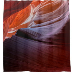 Antelope canyon canyon sandstone shower curtain