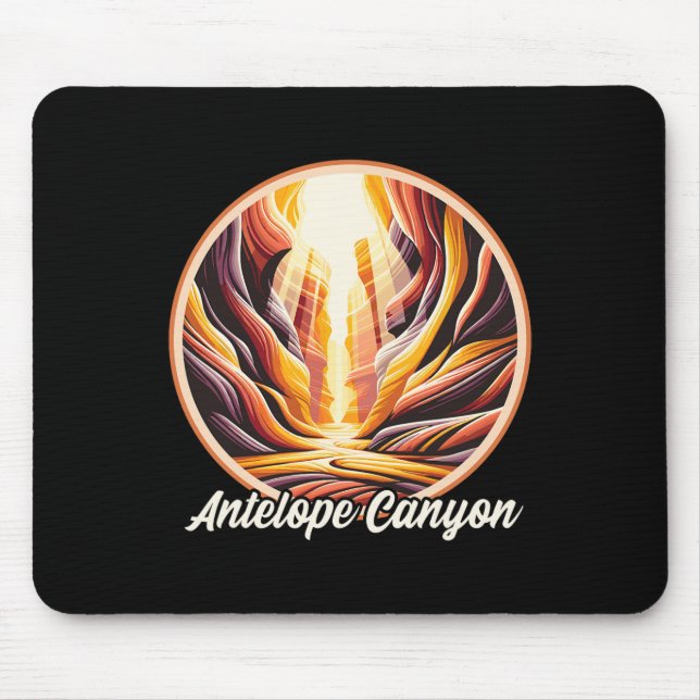 Antelope Canyon Hiking  Mouse Pad (Front)