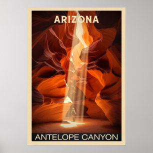 Antelope Canyon National Park in Arizona V02 Poster