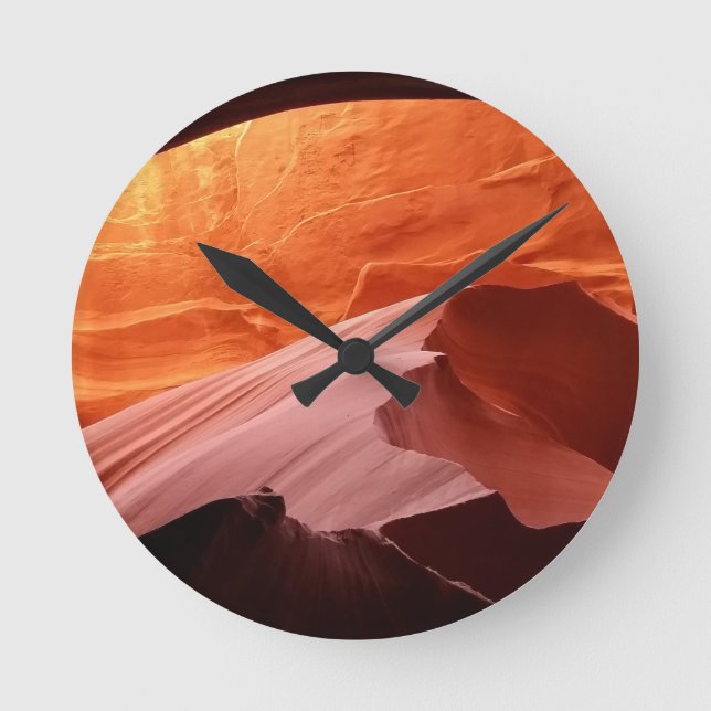 Antelope Canyon Round Clock (Front)