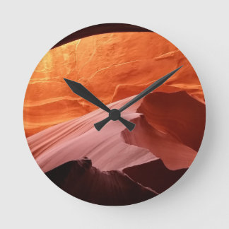 Antelope Canyon Round Clock