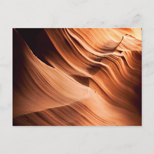Antelope Canyon Shapes Postcard (Front)
