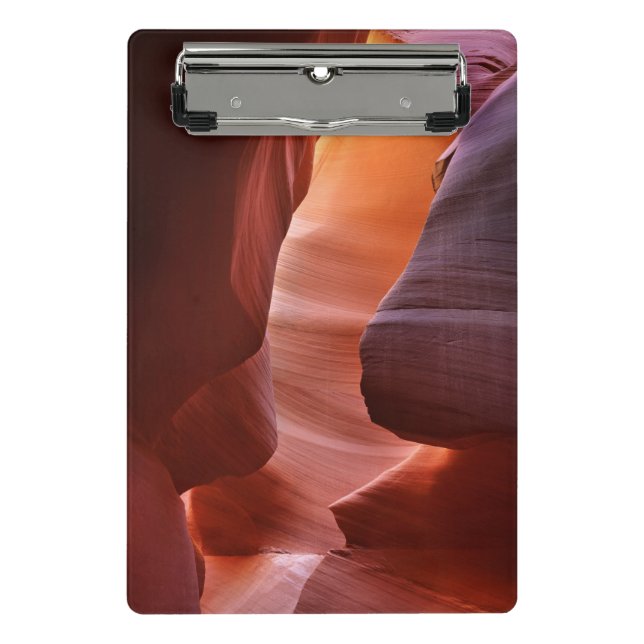 Antelope Canyon Slot Formations Mini Clipboard (Front)