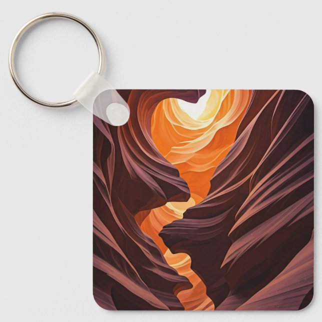 Antelope Canyon  Souvenir Key Ring (Front)
