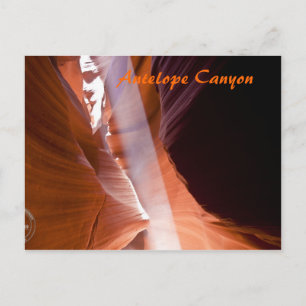 Antelope Canyon's Light Beam Postcard