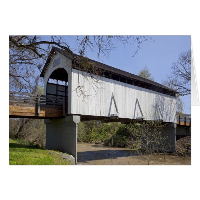 Antelope Creek Covered Bridge, built in 1922 (Front Horizontal)