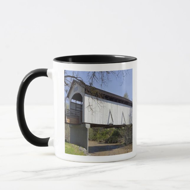 Antelope Creek Covered Bridge, built in 1922 Mug (Left)