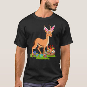 Antelope Easter Egg Hunting Bunny Antelope Easter T-Shirt