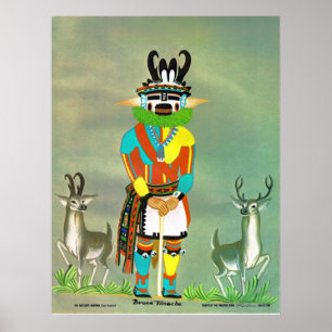 "Antelope" kachina print