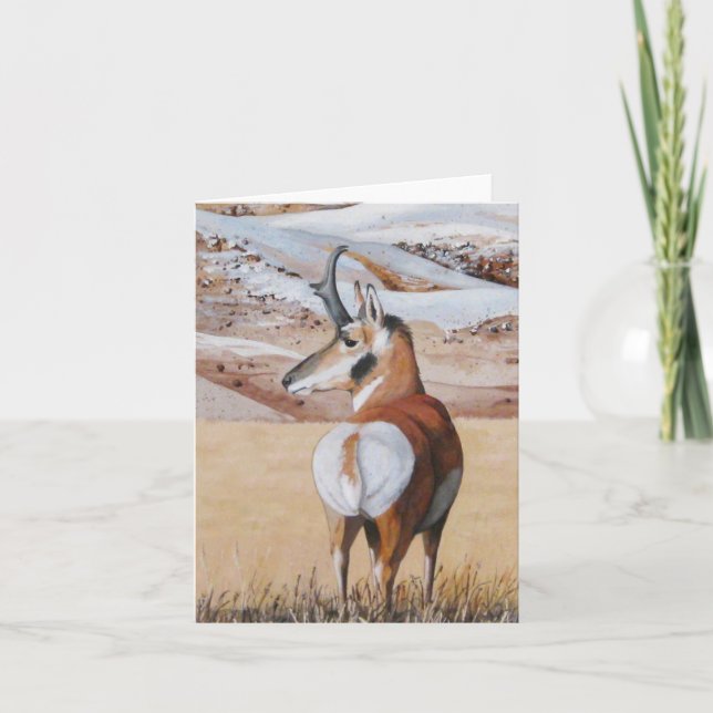 Antelope Note Card 2 (Front)