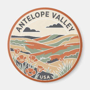 Antelope Valley California Poppy Reserve Magnet