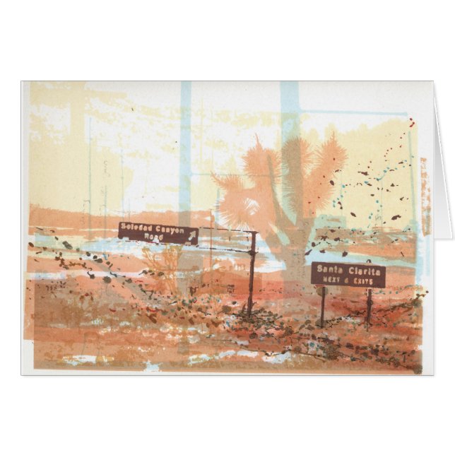 Antelope Valley Freeway Joshua Tree Art (Front Horizontal)