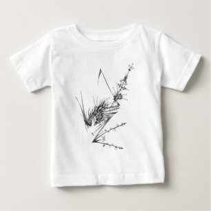 Antenna Black White Abstract Tribal Tattoo Art Baby T-Shirt