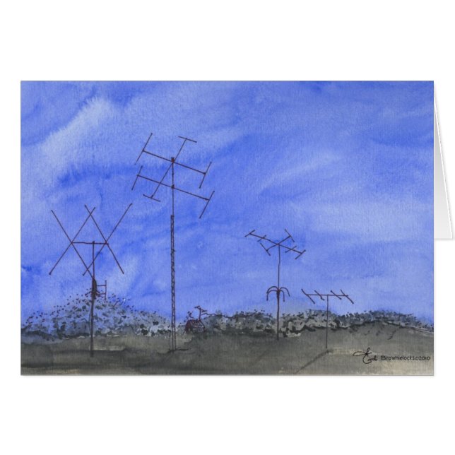 Antenna Farm At Dusk (Front Horizontal)